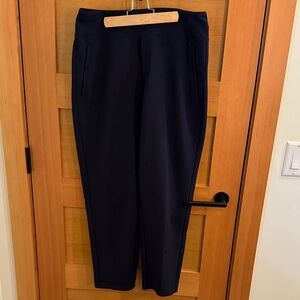 Athleta Endless navy pants EUC